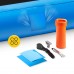 Мат надувний гімнастичний 4FIZJO Air Track Mat 300 x 100 x 15 см White/Blue (P-5907739311771)