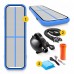Мат надувний гімнастичний 4FIZJO Air Track Mat 300 x 100 x 15 см White/Blue (P-5907739311771)