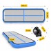 Мат надувний гімнастичний 4FIZJO Air Track Mat 300 x 100 x 15 см White/Blue (P-5907739311771)