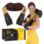 Накидка-масажер 4FIZJO Shiatsu Ultra+ для шиї та спини, акумуляторний Black/Gold (P-5907739319081)