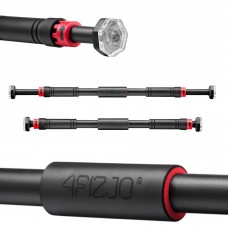 Турник раздвижной 4FIZJO 66-100 см Black/Red (P-5907739310385)