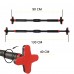 Турник раздвижной для дома Cornix Pro+ 90-130 см XR-0287 Black/Red