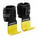 Гачки для перекладини та тяги 4FIZJO Hooks Black/Yellow (P-5907739311078)