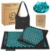 Килимок акупунктурний з подушкою 4FIZJO Eco Mat Аплікатор Кузнєцова Black/Blue (P-5907739316684)