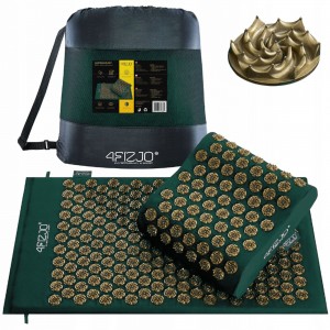 Килимок акупунктурний з подушкою 4FIZJO Ergo Mat Navy Green/Gold (P-5907739315076) Килимок акупунктурний з подушкою 4FIZJO Ergo Mat Navy Green/Gold (P-5907739315076)