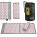 Коврик акупунктурный с валиком 4FIZJO Classic Mat XL Аппликатор Кузнецова Grey/Pink (P-5907739313294)