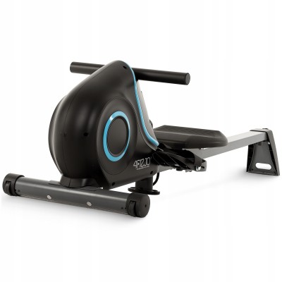 Гребной тренажер магнитный 4FIZJO Evo+ Black/Blue (P-5905973401715)