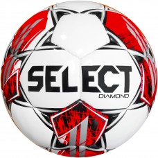 Мяч футбольный SELECT Diamond v23 (127) бел/красн, 4