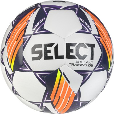Мяч футбольный SELECT Brillant Training DB v24 (FIFA Basic) White- Purple (096) бел/фиолетовый, 4
