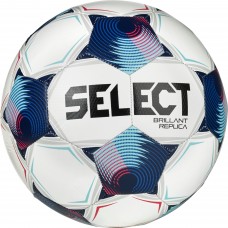 Мяч футбольный (детский) SELECT Brillant Replica v25 (002) бело/синий, 4