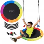 Гойдалка-гніздо кругла 4FIZJO L 100 см Mix (P-5907739316646)