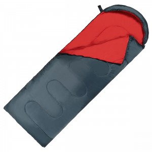 Спальный мешок (спальник) одеяло SportVida +2 ...+21°C R Navy Green/Red