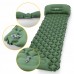 Килимок надувний Mountain Goat 190 x 58 x 5 см з вбудованим насосом Navy Green (P-5905973400909)