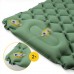 Килимок надувний Mountain Goat 190 x 58 x 5 см з вбудованим насосом Navy Green (P-5905973400909)