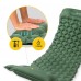 Килимок надувний Mountain Goat 190 x 58 x 5 см з вбудованим насосом Navy Green (P-5905973400909)