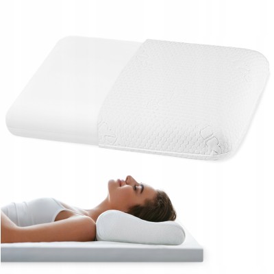 Подушка ортопедична 4FIZJO Med 40 x 58 см для сну White (P-5907739317032)