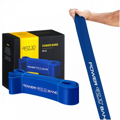Еспандер-петля 4FIZJO Power Band 64 мм 36-46 кг гума для фітнесу та спорту Blue (P-5907222931097)