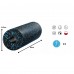Массажный ролик 4FIZJO EPP PRO+ 45 x 14.5 см (валик, роллер) гладкий Black/Blue (P-5907222931141)