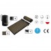 Килимок акупунктурний з валиком 4FIZJO Classic Mat Аплікатор Кузнєцова Black/Gold (P-5907739314987)