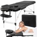 Масажний стіл складаний 4FIZJO Massage Table Alu W60 Black (P-5907739318374)