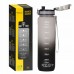 Бутылка для воды спортивная 4FIZJO 1000 мл Grey/Black (P-5905973400756)