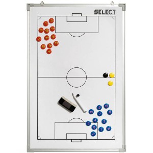 Тактическая доска SELECT Tactics board alu - football (001) белый, 60х90