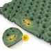 Коврик (каримат) надувной Mountain Goat 200 x 120 x 7 см двухместный со встроенным насосом Navy Green (P-5905973403573)