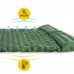 Коврик (каримат) надувной Mountain Goat 200 x 120 x 7 см двухместный со встроенным насосом Navy Green (P-5905973403573)