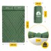 Коврик (каримат) надувной Mountain Goat 200 x 120 x 7 см двухместный со встроенным насосом Navy Green (P-5905973403573)