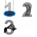 Качеля-гнездо круглая 4FIZJO XL 110 см Black/Blue (P-5907739316677)