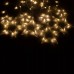 Гирлянда бахрома уличная (наружная) Springos 2 м 92 LED CL4010 Warm White