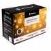 Гирлянда бахрома уличная (наружная) Springos 2 м 92 LED CL4010 Warm White