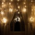 Гирлянда бахрома уличная (наружная) Springos 2 м 92 LED CL4010 Warm White