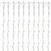 Гирлянда водопад (штора) Springos 2 x 2 м 400 LED CL0097 Warm White