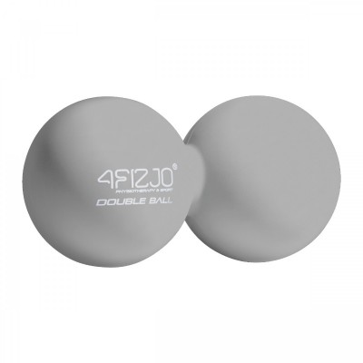 Масажний м'яч подвійний 4FIZJO Lacrosse Double Ball 6.5 x 13.5 см Grey (P-5907739314345)
