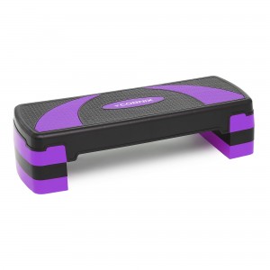 Степ-платформа 3-ступенчатая Cornix 78 х 29 х 10-20 см Black/Purple