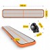 Мат надувний гімнастичний 4FIZJO Air Track Mat 500 x 100 x 15 см White/Orange (P-5907739311795)