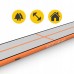 Мат надувний гімнастичний 4FIZJO Air Track Mat 500 x 100 x 15 см White/Orange (P-5907739311795)