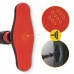 Турник раздвижной 4FIZJO ULTRA 66-100 см Black/Red (P-5905973400336)