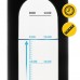 Пляшка для води спортивна 4FIZJO 1000 мл скляна Black (P-5905973403917)