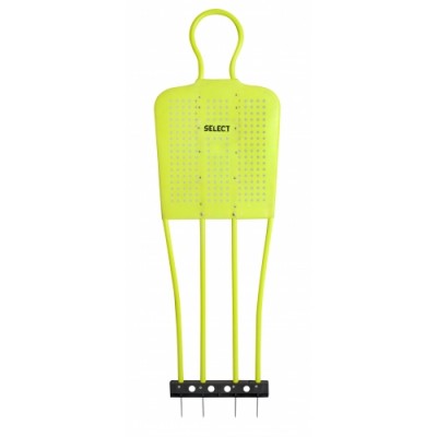 Манекен футболиста для тренировок SELECT Training free kick figure (005) зелёный (желтый), 160 см