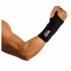 Напульсник SELECT 6701 Wrist support чорн/зел, правий (XS/S, M/L, XL/XXL)