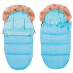 Детский конверт для коляски, санок 4 в 1 Springos SB0015 Sky Blue