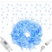 Гирлянда бахрома уличная (наружная) Springos 12 м 300 LED + Flash CL0318 Blue