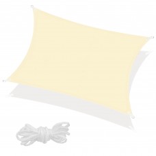 Тент-парус теневой для дома, сада и туризма Springos 4 x 2 м SN1036 Light Yellow