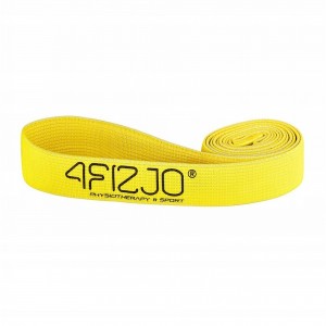 Эспандер-петля 4FIZJO Flex Power Band из ткани 27-35 кг Yellow