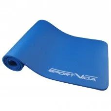 Коврик (мат) спортивный SportVida NBR 180 x 60 x 1 см для йоги и фитнеса SV-HK0069 Blue Коврик (мат) спортивный SportVida NBR 180 x 60 x 1 см для йоги и фитнеса SV-HK0069 Blue
