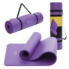 Килимок (мат) спортивний 4FIZJO NBR 180 x 60 x 1.5 см для йоги та фітнесу Violet (P-5907739311542)