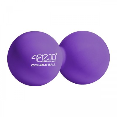 Масажний м'яч подвійний 4FIZJO Lacrosse Double Ball 6.5 x 13.5 см Purple (P-5907739314338)