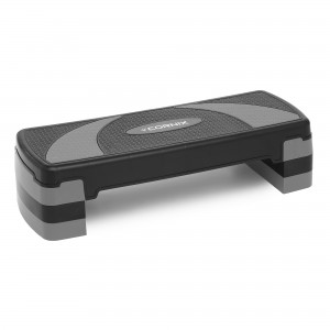 Степ-платформа 3-ступенчатая Cornix 78 х 29 х 10-20 см Black/Grey